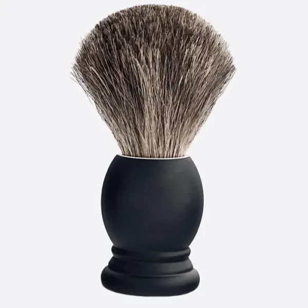 Blaireau Hêtre Noir Pur Gris Plisson – Image 2