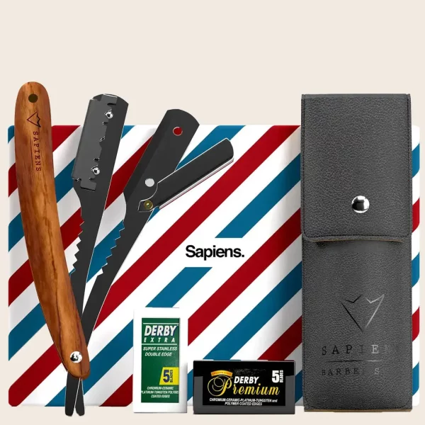 Rasoir Shavette en bois Sapiens – Image 4